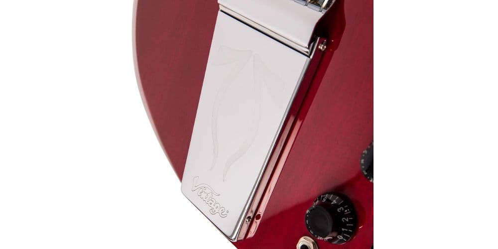 Vintage VS6 Vibrola Cherry Red Guitarra Eléctrica Vintage VS6 Vibrola Cherry Red