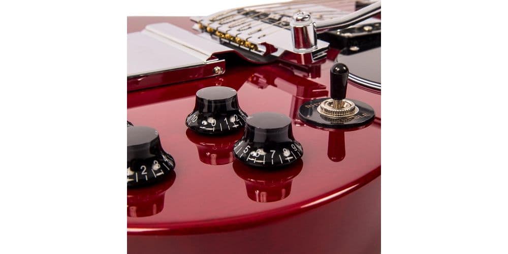 Vintage VS6 Vibrola Cherry Red Guitarra Eléctrica Vintage VS6 Vibrola Cherry Red
