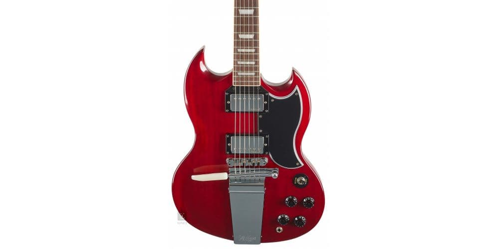 Vintage VS6 Vibrola Cherry Red Guitarra Eléctrica Vintage VS6 Vibrola Cherry Red