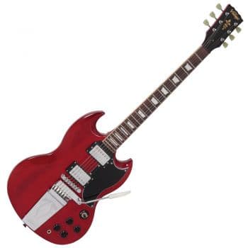 Vintage VS6 Vibrola Cherry Red Guitarra Eléctrica Vintage VS6 Vibrola Cherry Red