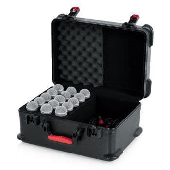 Gator gtsa-mic15 estuche para 15 microfonos
