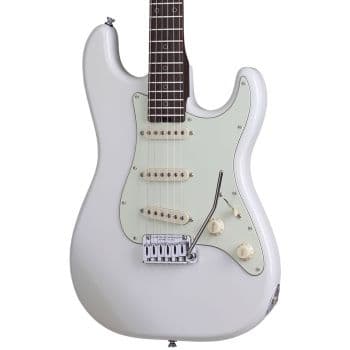 Schecter nick johnston usa signature atomic snow. guitarra eléctrica