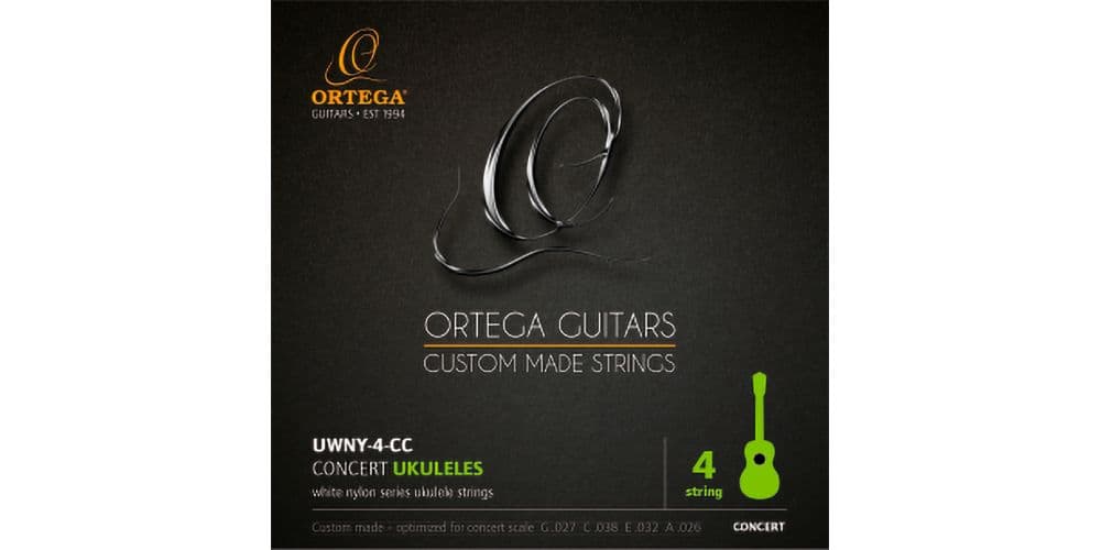 Ortega UWNY-4-CC. Juego de Cuerdas para Ukelele Concierto UWNY-4-CC