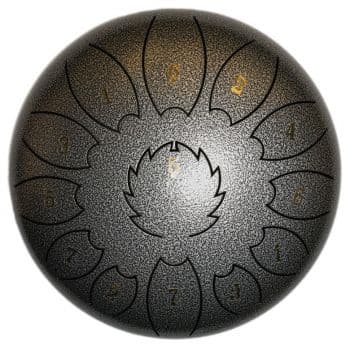 Fzone steel tongue drum f-zone std618n gris jaspeado (6 8 notas)