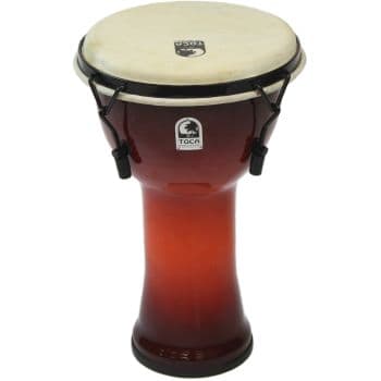 Toca Percussion SFDMX-9AFS African Sunset Djembe Freestyle Mechanically Tuned SFDMX-9AFS