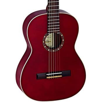 Ortega r121-7/8wr guitarra clásica family red