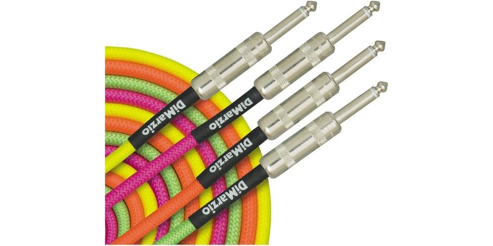 DiMarzio EP1718SSPK Cable para Guitarra Rosa Neón 5,4 Metros EP1718SSPK