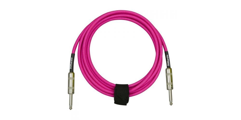 DiMarzio EP1718SSPK Cable para Guitarra Rosa Neón 5,4 Metros EP1718SSPK