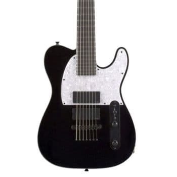 Esp eii stef t7b black guitarra eléctrica