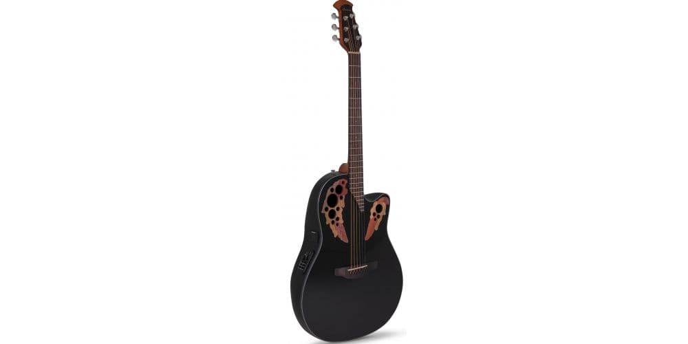 Ovation CE44-5-G Celebrity Elite Mid Cutaway Black Guitarra electro-acústica CE44-5-G