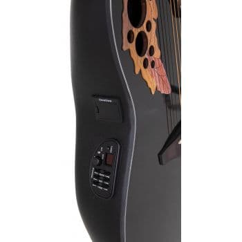 Ovation CE44-5-G Celebrity Elite Mid Cutaway Black Guitarra electro-acústica CE44-5-G