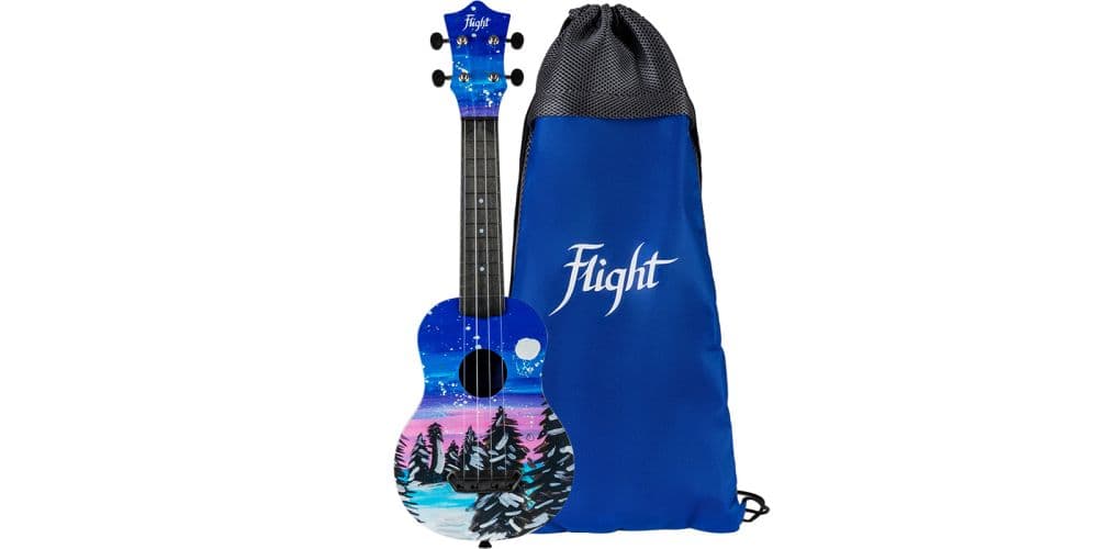 Flight Ukelele Soprano Flight UTS-42 Ultra Travel Series Snow Soprano Flight UTS-42 Ultra Travel Series Snow
