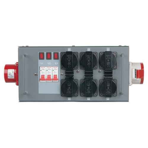 Showtec Distribuidor con Fusible 16A Split Power-16