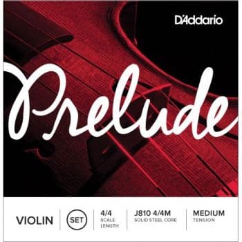 D´addario J810 Prelude 4/4 M Cuerdas para violín, tensión media J810-4/4M Prelude Violin 4/4