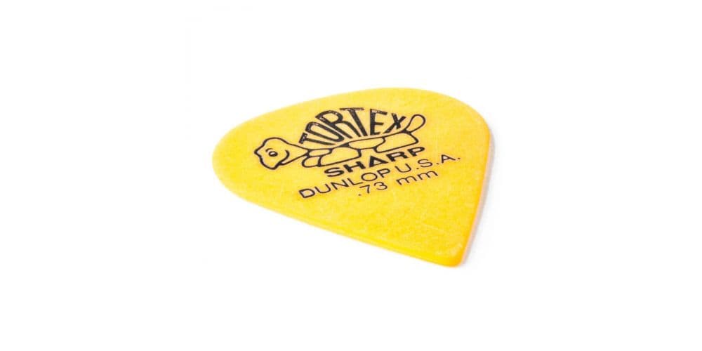Dunlop Tortex Sharp de 0,73 mm Pack 12 Un. 412P73