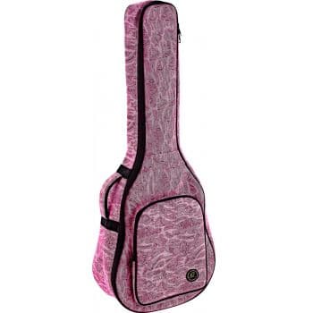 Ortega ogbac-dn-puj. funda para guitarra acústica purple jean