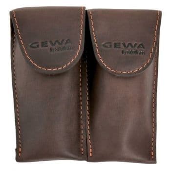 GEWA Funda para boquilla Crazy Horse Trompete Doble, marrón 720014 Funda para boquilla Crazy Horse Trompete Doble, ma