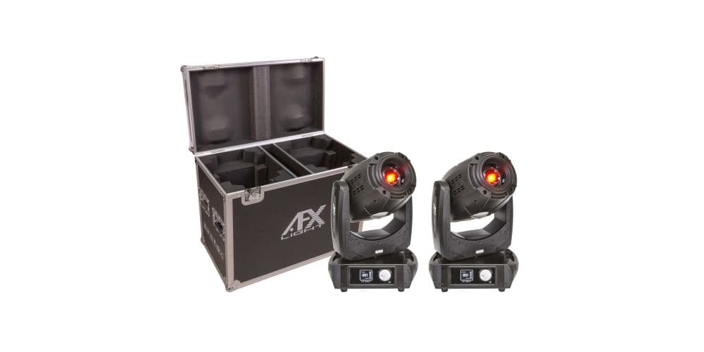 AFX HOTBEAM-3R-PACK Set Cabezas Móviles + Flightcase 150W HOTBEAM-3R x2PCS IN FLIGHTCASE (FL-HOTBEAM3R)