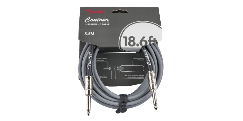 Fender Contour 18.6 Cable Inca Silver Cable Jack Contour 18.6 Cable Inca Silver