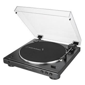 Audio technica at-lp60xbt bk giradiscos automático estéreo inalámbrico de tracción por correa ( reacondicionado )