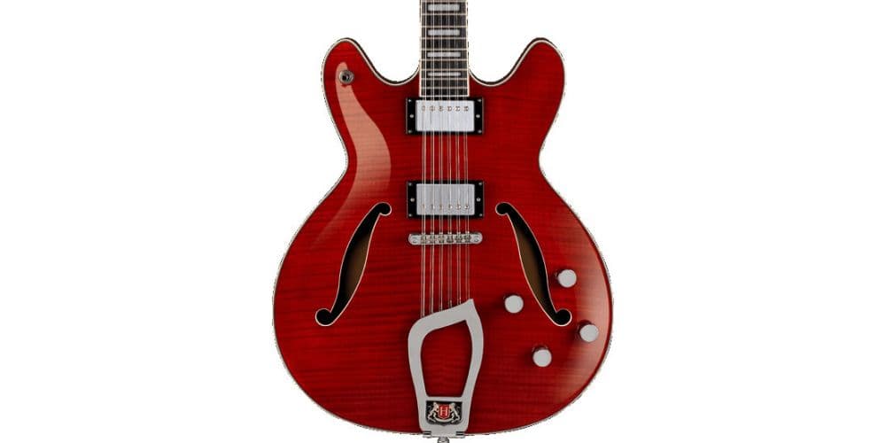 Hagstrom Viking Dlx 12 Wct Guitarra Eléctrica color Wild Cherry Transparent VIKING DLX 12 WCT