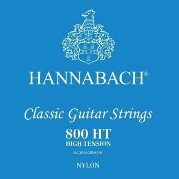 Hannabach 800ht blue high tension cuerdas para guitarra clásica