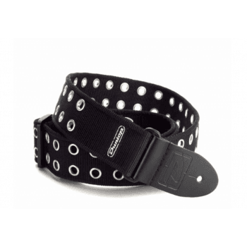 Dunlop d3819bk grommet black correa para guitarra o bajo