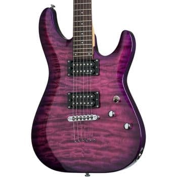 Schecter c-6 plus electric magenta. guitarra eléctrica ( reacondicionado )