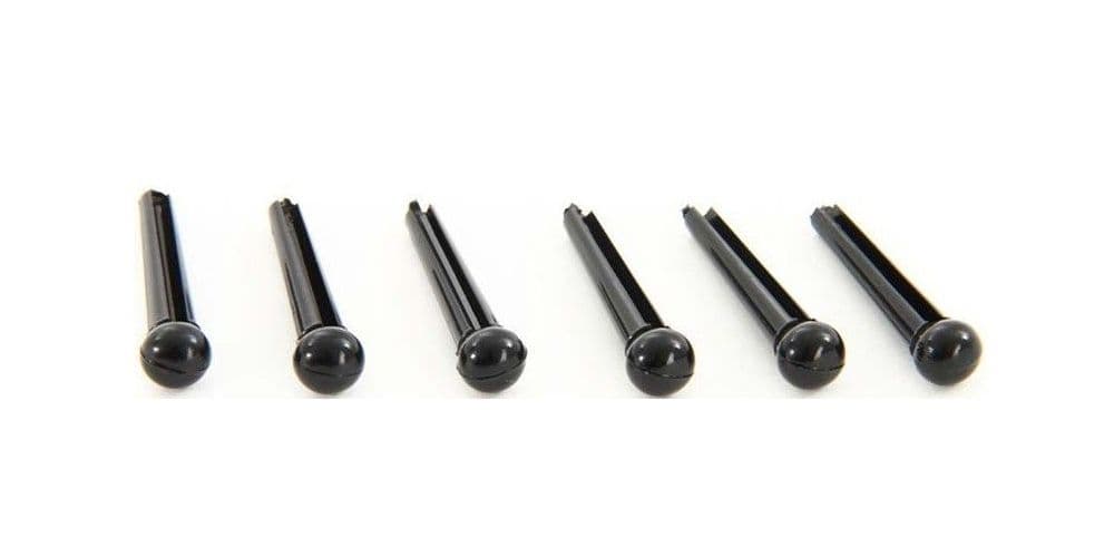 Taylor Bridge Pins Black Plastic 6 Bridge Pins Black Plastic 6