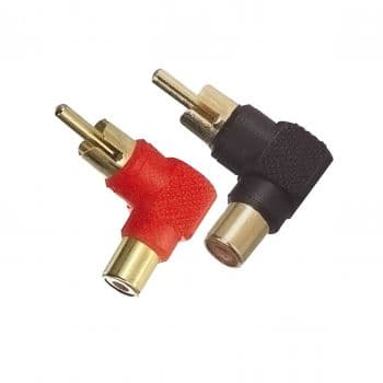 Adj ac-a-rmf-90 juego de adaptadores rca 90°