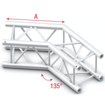 Showtec GQ30005HD Corner 135 Heavy Duty Pro-30 Square G Truss GQ30005HD