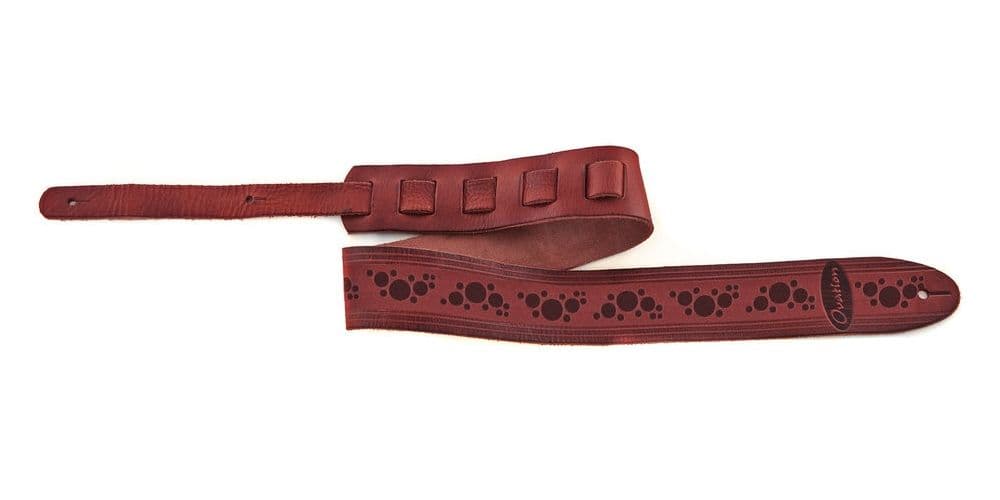 Ovation Piel Premium Ruby Red Multi-Soundhole Correa para Guitarra Piel Premium Ruby Red Multi-Soundhole