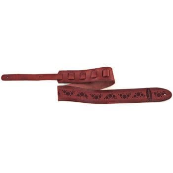 Ovation Piel Premium Ruby Red Multi-Soundhole Correa para Guitarra Piel Premium Ruby Red Multi-Soundhole