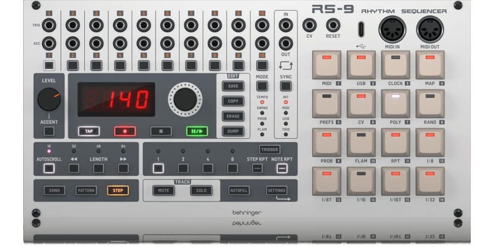 Behringer RS-9 Módulo Secuenciador de Ritmo RS-9