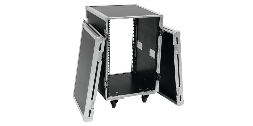 Roadinger Rack Profi KM 16U 55cm con Ruedas Rack Profi KM 16U 55cm with wheels