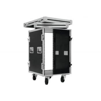 Roadinger Rack Profi KM 16U 55cm con Ruedas Rack Profi KM 16U 55cm with wheels