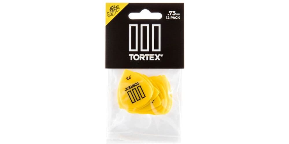 Dunlop Tortex TIII de 0,73 mm Pack 12 Un. 462P73