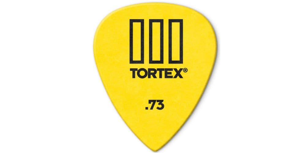 Dunlop Tortex TIII de 0,73 mm Pack 12 Un. 462P73