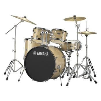 Yamaha rdp2f5 set champagne glitter batería acústica + platos