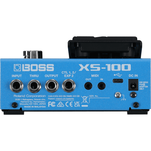 Boss XS-100 Poly Shifter Pedal Compacto XS-100 Poly Shifter