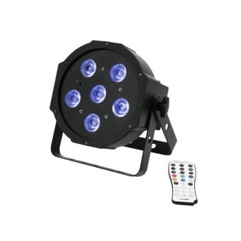 Eurolite led sls-603 tcl + uv floor foco luz negra y rgb