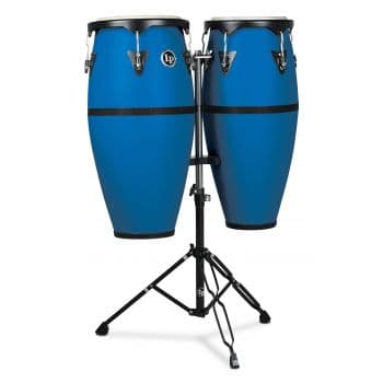 Latin percussion lp646d-db congas discovery race car blue