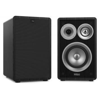 Wiibo vintage 6 black altavoces estantería 3 vías 100w pareja ( reacondicionado )