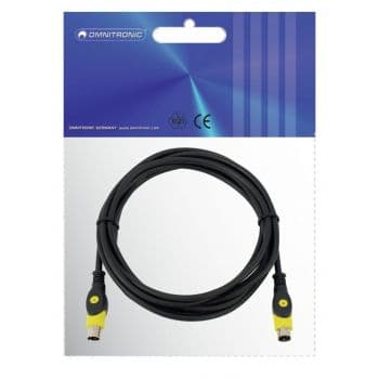 Omnitronic Cable S-Video 3m Cable S-Video 3m