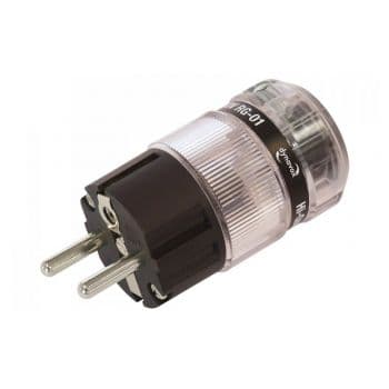 Dynavox shuko nikel enchufe de seguridad y baja resistencia de alta fidelidad