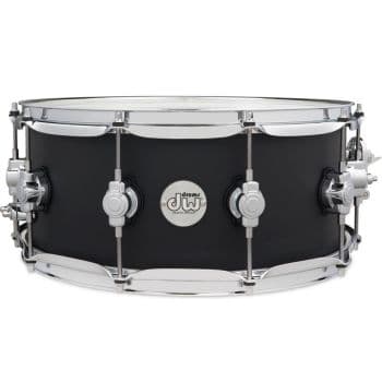 Drum workshop ddlm0614ssbl caja 14x6 design series black satin