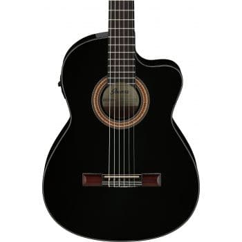Ibanez ga11ce-bk guitarra clásica de aros estrechos