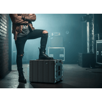 Audibax FA51 8U Rack Flightcase Negro FA51-8U Rack Case