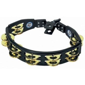 Lp lp175 pandereta cyclop montable. sonajas de latón. negro