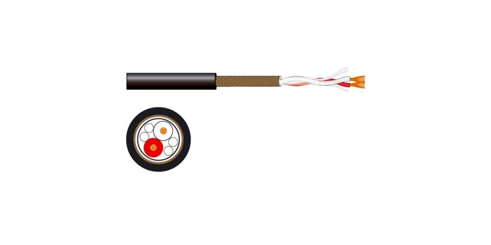 Fonestar CA-90-NEZH Cable Micrófono Balanceado LSZH 100m CA-90-NEZH